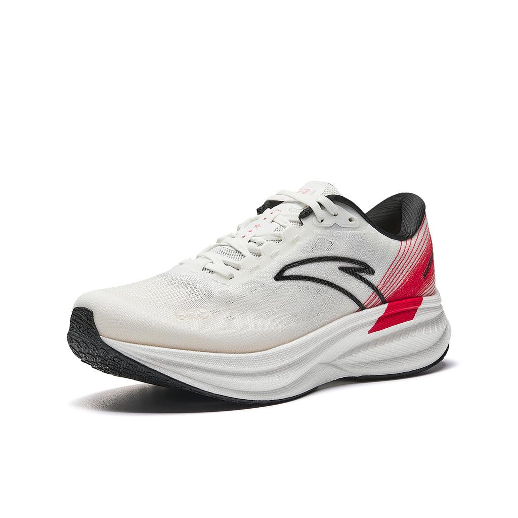 Anta Champion 3 Lightweight Running Shoes Men Sneakers Paper-White Basic-Black Fire-Red 912615593-1