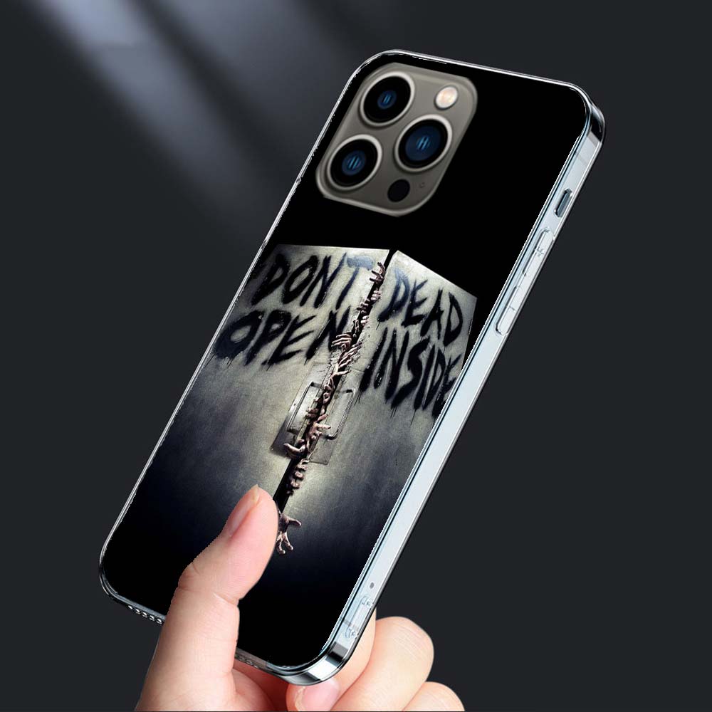 Horrible The Walking Dead Phone Case For Apple Iphone 16E Capa 15+ 14 Plus 17 Air 16 Pro Max 12 Pro Cute 13 Mini Co