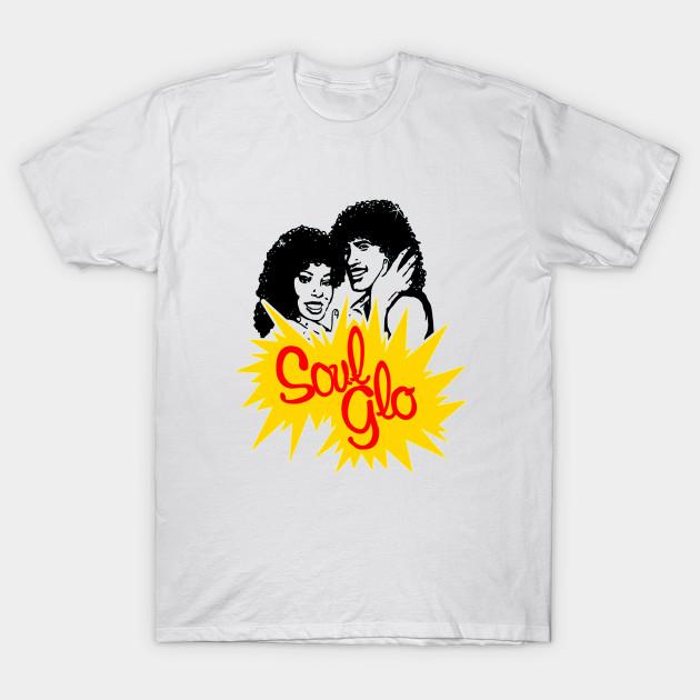 

Men Black Print T-shirt Soul Glo No-Cut Transfer Paper Print Cotton Tshirt 2XL білий