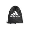 adidas Letter Logo Print Drawstring Polyester Shoulder Crossbody Bag Unisex Bags Black DT2596