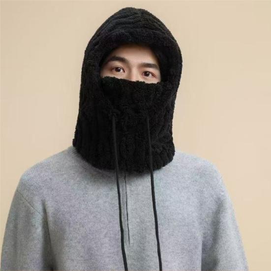 Fleece Balaclava for Women Winter One Piece Hat Scarf Set Windproof Ski Face Cushion Thermal Neck Warmer for Cold Weather