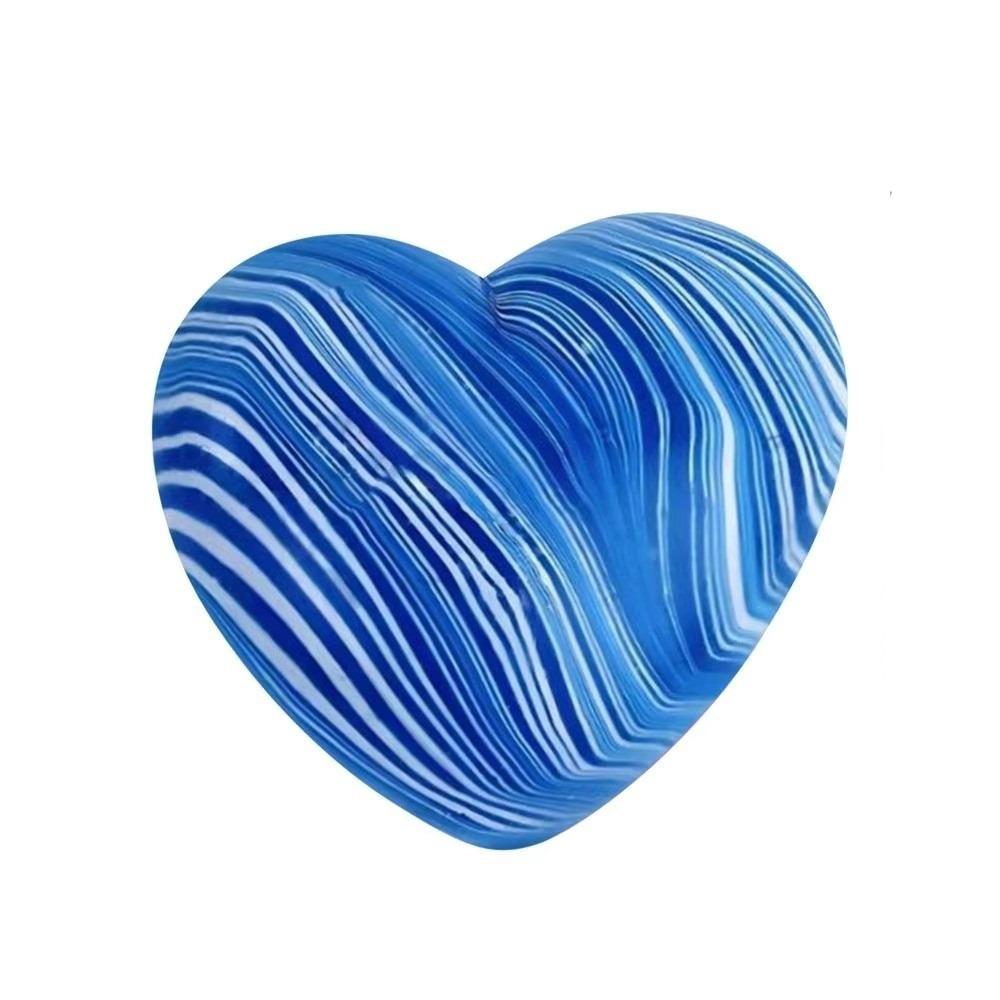 

Toys Soft Rubber Squeeze Stress Relief Slow Rebound Stress Relieving Toy Silicone Heart Shape Sensory Toy Office Use синий