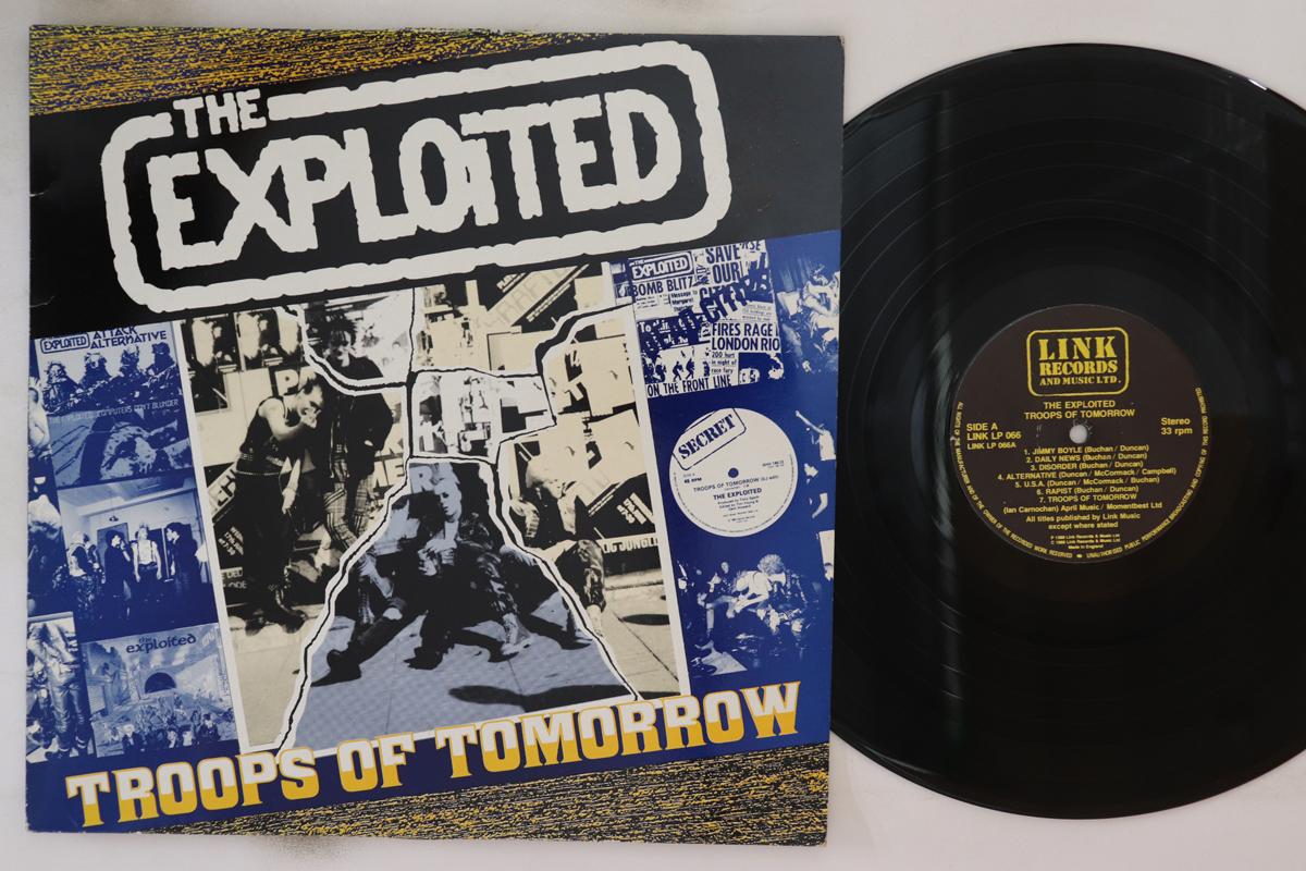 

LP Record EXPLOITED - Troops Of Tomorrow LINKLP066 Link Records 1988 UK Rock Used