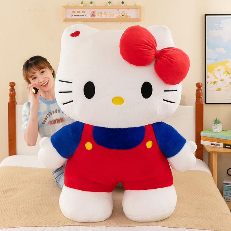 Hello Kitty Plush Stuffed Animal With Pp Cotton Filling For Kids Bedroom Decor Special Characters Included