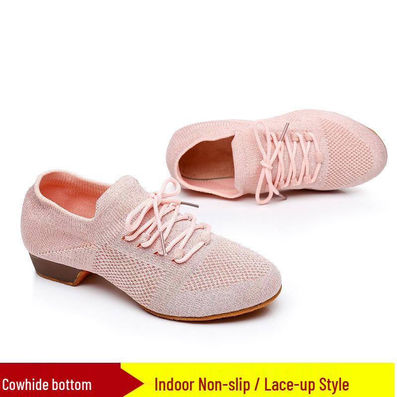 Flyknit Mesh Soft Sole Jazz & Latin Dance Shoes for Women