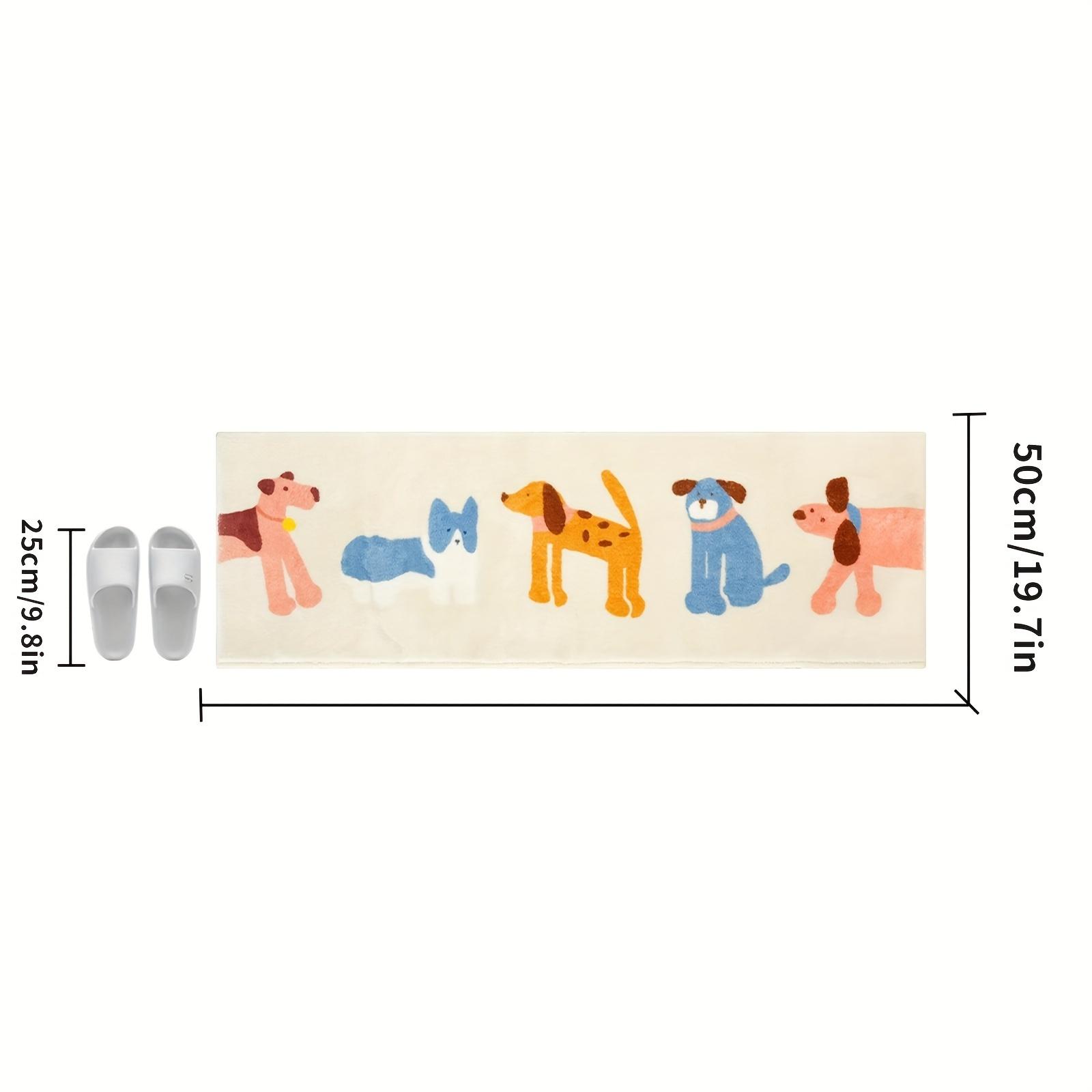 

Cute Carpet Animal Bedside Floor Mat Doormat Welcome Mat Bathroom Mat Rug For Bedroom Carpet For Live Room Home Dec 40X120CM (1.3X3.9FT