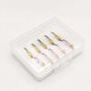 6/10Pcs/Set -Dry Flies Fly Fishing Flies Bait Brasshead Nymph White&Yellow Bait Fishing for Pike Trout Salmon Bass Fly Fishing Flies-Sizes#10