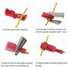 Cross T-Type Main Line Branch Wiring Clip Terminal Set