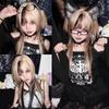 Synthetic Ombre Blonde Black Layered Wig Double Ponytail Cosplay Lolita Wigs  Halloween