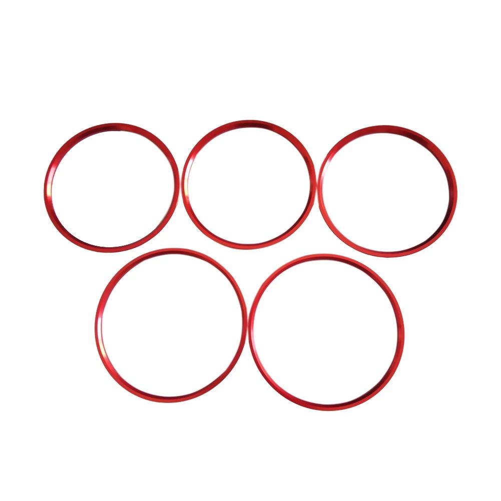 Aluminiumlegierung Auto Klimaanlage Entlüftungsauslass Ring Zierleiste Dekor Passend für Mercedes Benz AB GLA CLA Klasse W176 W246 C117 X156