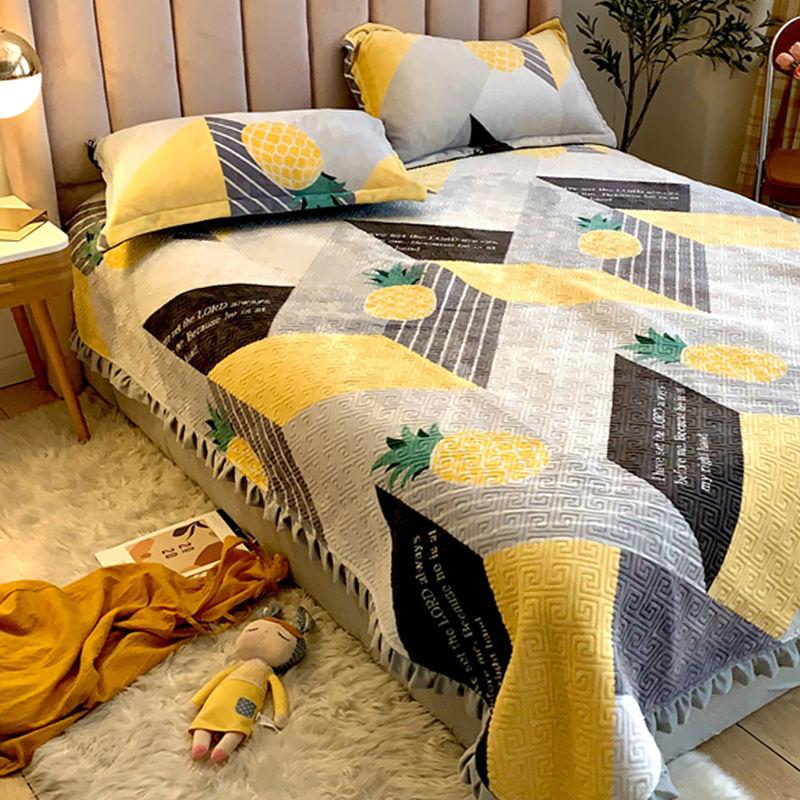 Buy Crystal Velvet Bed Cover Onepiece Bedspread Sheet Winter
