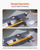 Box and Pan Brake, 1220 mm/48 inch Sheet Metal Bending Brake,16-Gauge Mild Steel Capacity, 0-135 Degree Adjustable, Metal Bender Machine with 16