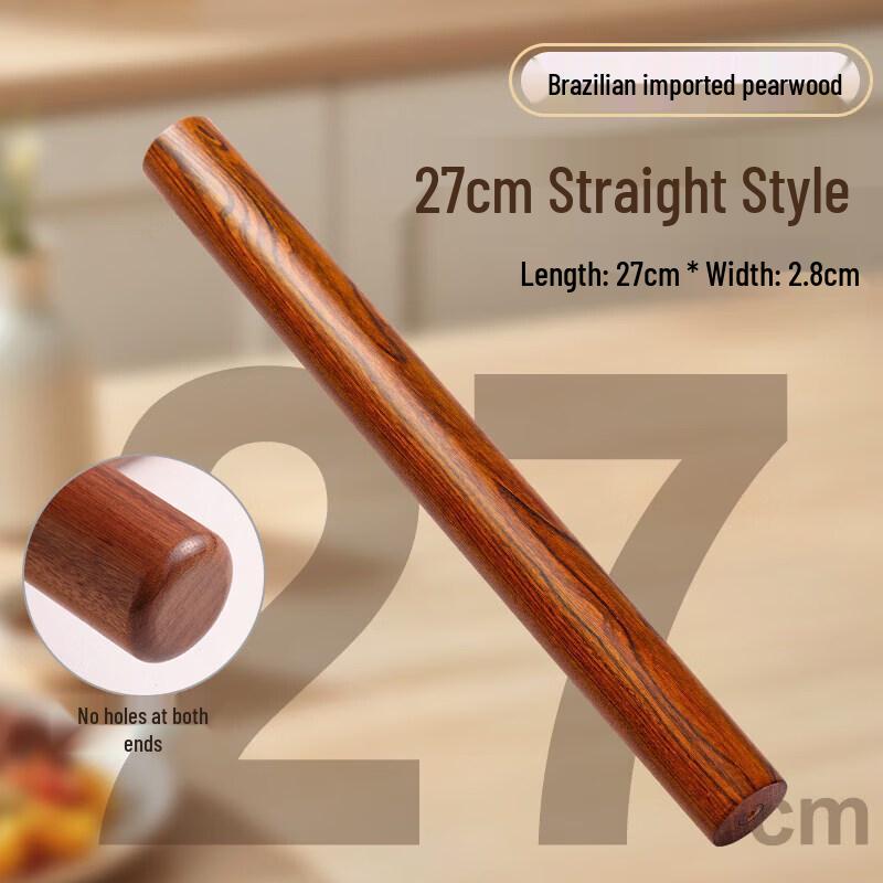 Food-Grade Solid Rosewood Rolling Pin