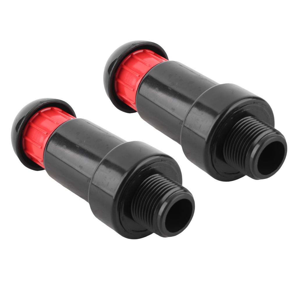 2Pcs Irrigation Exhaust Valve External Thread G3   4 Easy Use Good Sealing Automatic Intake Valve