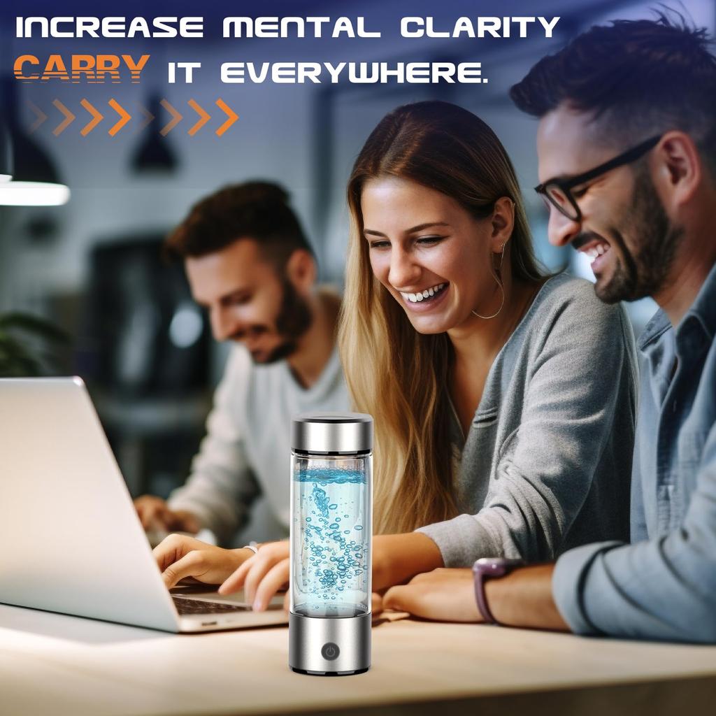 Přenosná dobíjecí vodíková láhev na vodu s technologií SPE/PEM pro domácnost, cestování a fitness