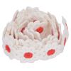 4 Yards Red Printing Polyester Lace Accessories  Gift Wrapping Tape Christmas Tie Ribbon Festival