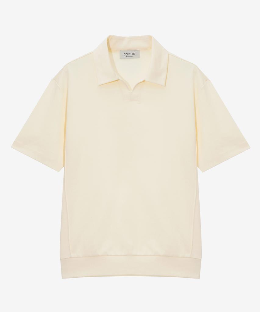 MINDBRIDGE [Couture] Supima_Modified Collar Semi-Oversized Sweatshirt - 2 Colors