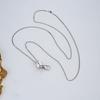 Alloy Zippers Necklace Adjustable Length Clavicle Chain Personalized Neckchain Fashionable Jewelry for Men and Women