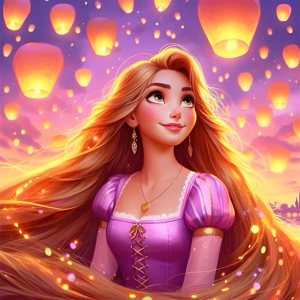 Disney 5D Diamond Painting Princesses Cross Stitch Mosaic Kit Home Decoration Wall Sticker DIY Handmade Gift