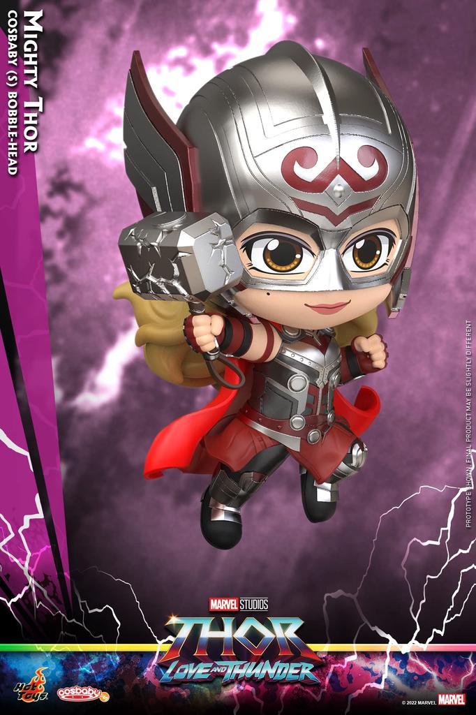 Cosbaby Thor: Love & Thunder Mighty Thor Size S Non-Scale Silver Figure Approximately 11cm Tall COSB953