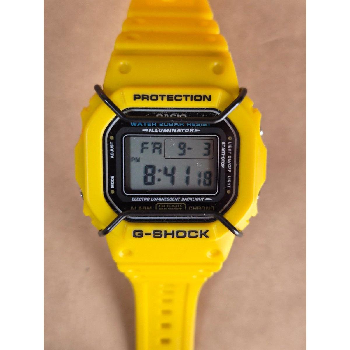 G-SHOCK DW-5600P Yellow Yellow Reprint with protector Production discontinued