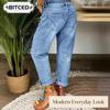 Women's Fashion Casual Solid Color Print Pants & Capris