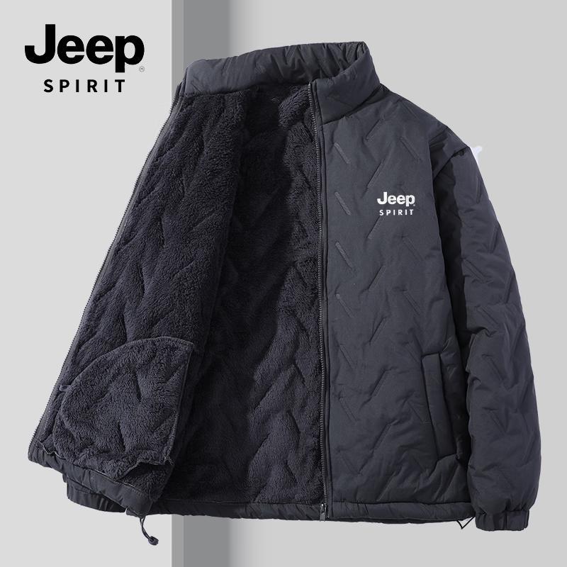 JEEP SPIRIT Herren Gepolsterte Winterjacke