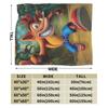 Crashs Bandicoots Soft Blanket Picnic Plush Bedding Throws Pattern Outdoor Flannel Bedspread Sofa Bed Cover