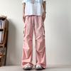 Spring new American high street tooling pants men's loose casual charging paratrooper pants