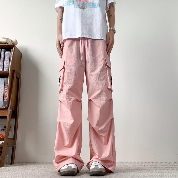 Spring new American high street tooling pants men's loose casual charging paratrooper pants