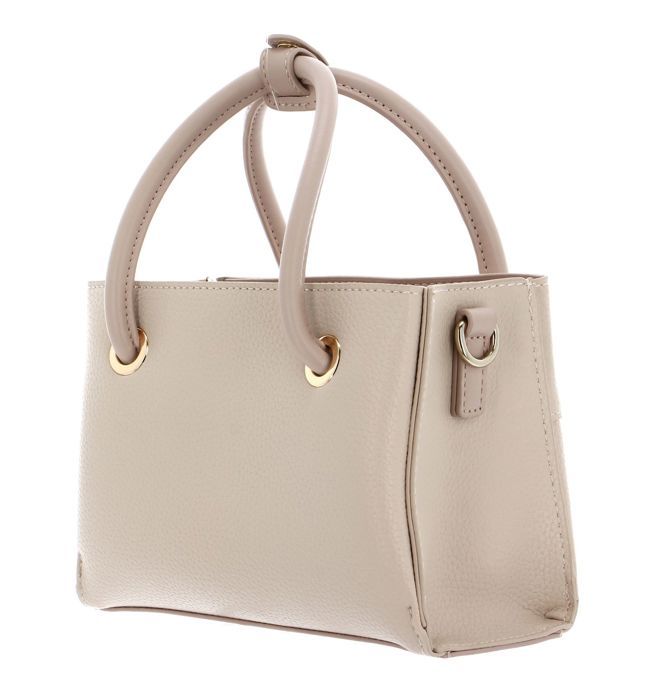 Handbag - VALENTINO - Alexia Tote S - Beige - 100% Polyurethane - Removable Shoulder Strap