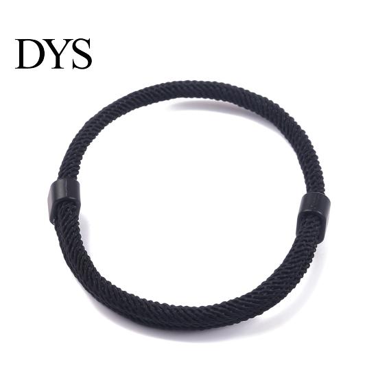 Durable Nylon Bracelet Men Rope Adjustable Braided Casual Solid Commuting Wrist Accessory Color String Friendship Wristband Gift for Boyfriend Brother
