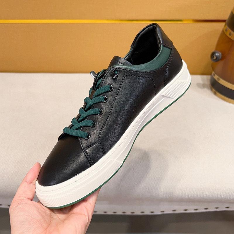 New breathable summer little white board shoes sports casual shoes men's leather shoes one pedal trendy shoes Guangzhou shoes