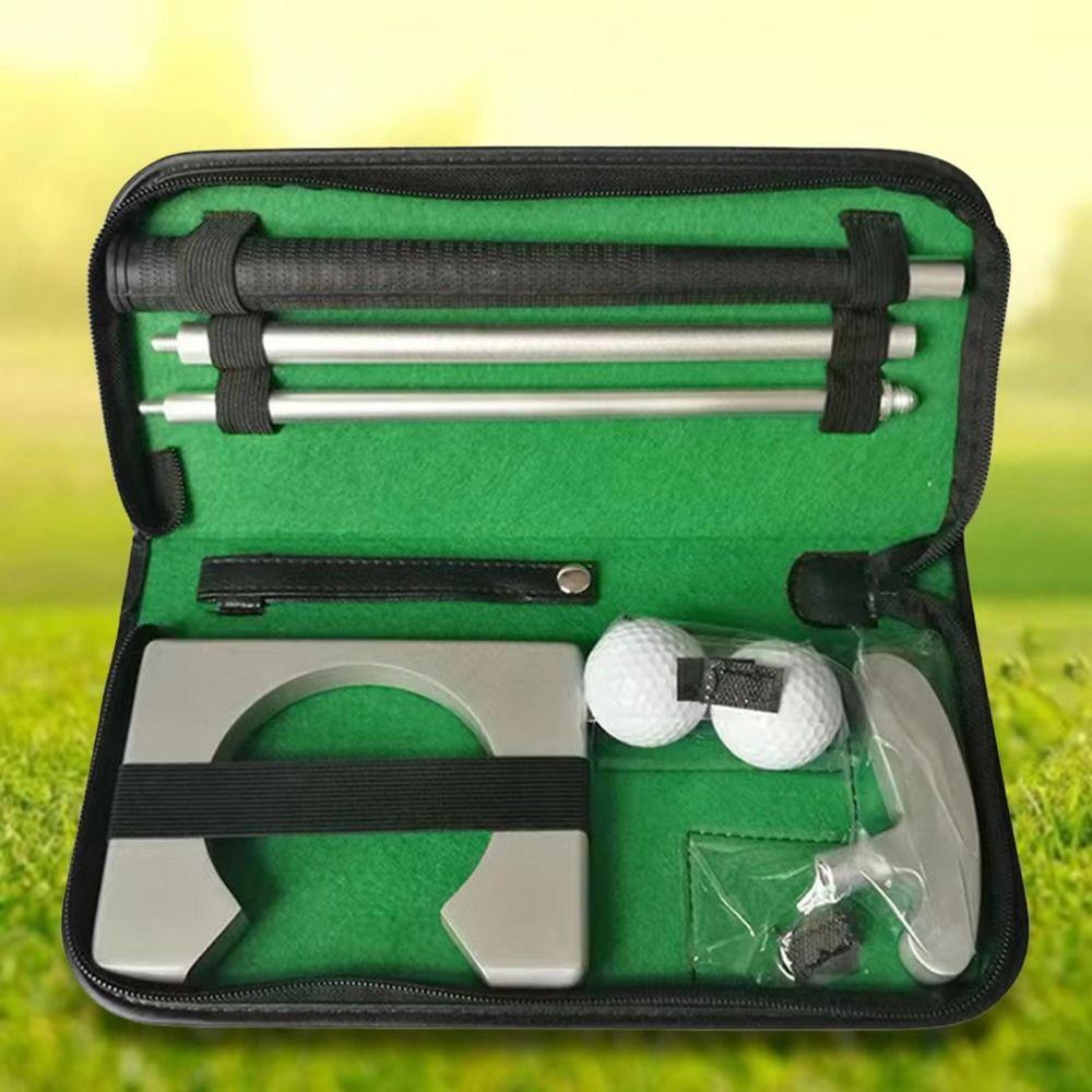 Detachable Putter Mini Golf Equipment Lightweight Portable Golf Trainer  Travel Golf Accessories