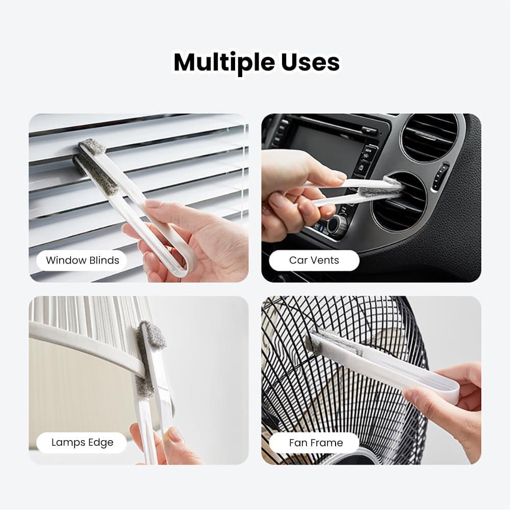 3ks Blind Cleaner Duster Tool na okenní rolety s 18 náhradními kartáči