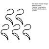 5/10Pcs Hoodie Hanger S-Shaped Hooks Strong Load-bearing High Durability Multipurpose Sweatshirt Clothes Hanger Organizer