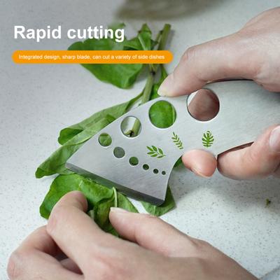 Herb Stripper with 9 Holes Ergonomic Design Corrosion-Resistant Vegetable Leaf Stripping Tool Stem