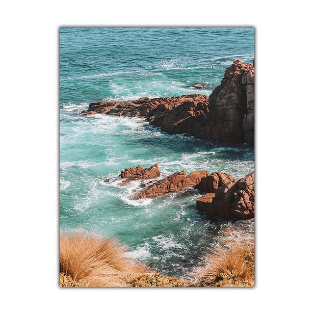 

Тропический природный пейзаж плакат закат пляж морской пейзаж пальма цитата холст картина скандинавский принт картина Декор в гостиную 21*30cm