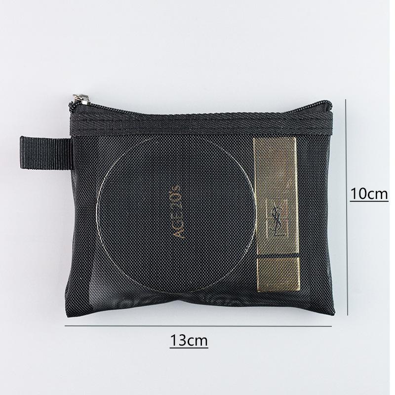 

Makeup Brush Travel Case Cosmetic Toiletry Bag Organizer For Men Women Beauty Tools Mesh Kit Pouch Wash Storage Accessories