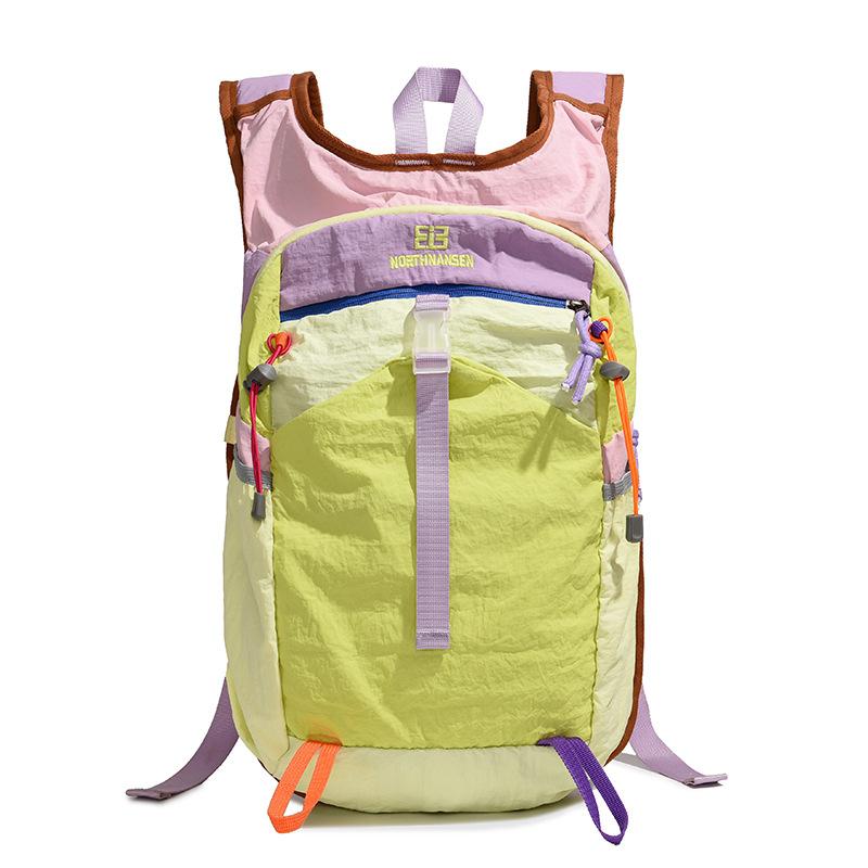 

New travel bag large capacity lightweight school bag women s leisure outdoor hiking backpack commuter versatile backpack 20-35L весной зеленый