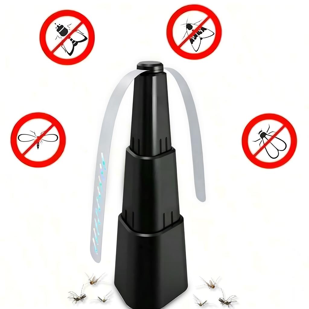 Multi Functional Telescopic Fly Repellent Fan (excluding (2 * AA))