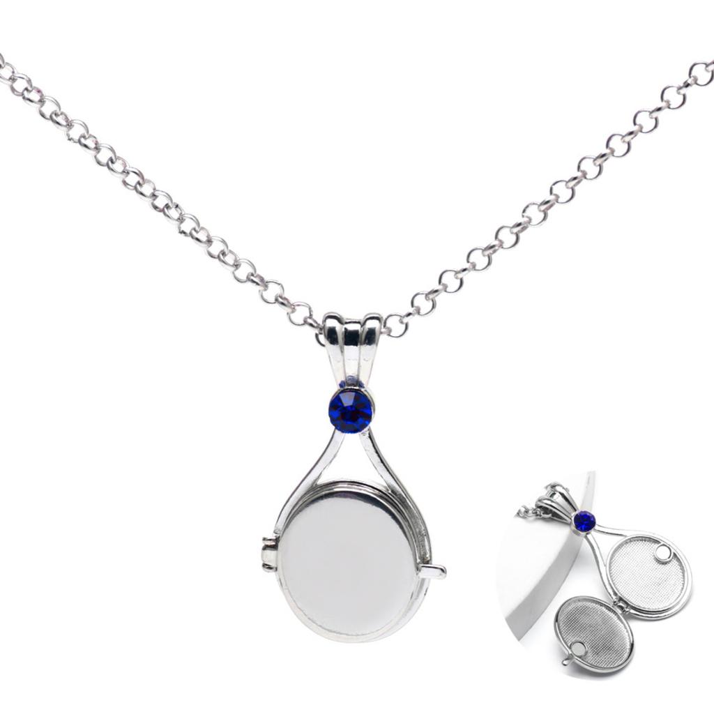 Stainless Steel Necklace With Magnetic Closure And Pendant