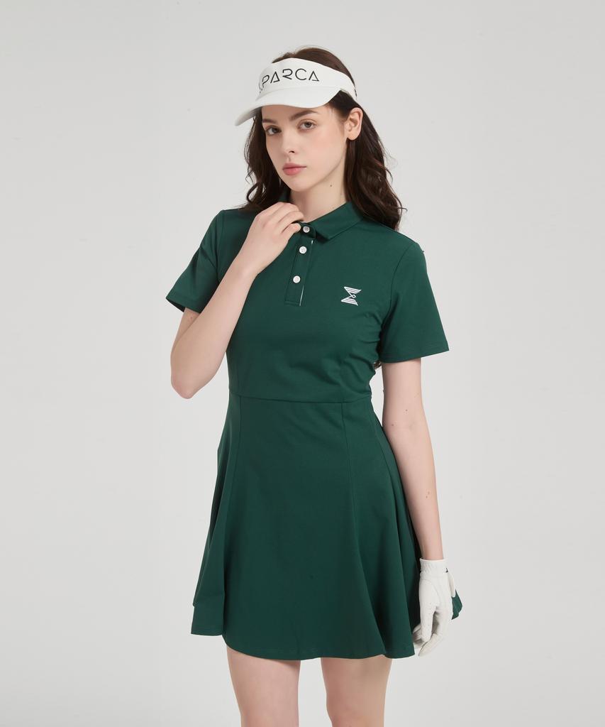 I Parka Olive Short Sleeve Dress