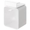 Bathroom Storage Rack Collapsible Storage Box Hanging Box Under The Cabinet Dust-proof Flip Cover Cosmetics Remover Cotton Swab
