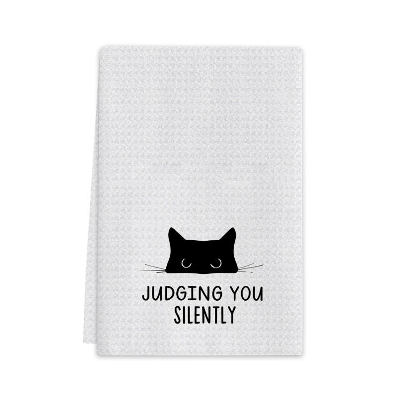 Microfiber Kitchen Towel Dishcloth Cleaning Cloth Washing Dishes Countertop Wiping Non Scratch Absorbent Multi Use Household Utility