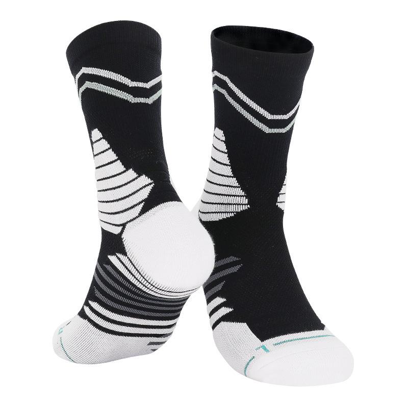 Men's Non-Slip Sweat-Absorbing Basketball Crew Socks