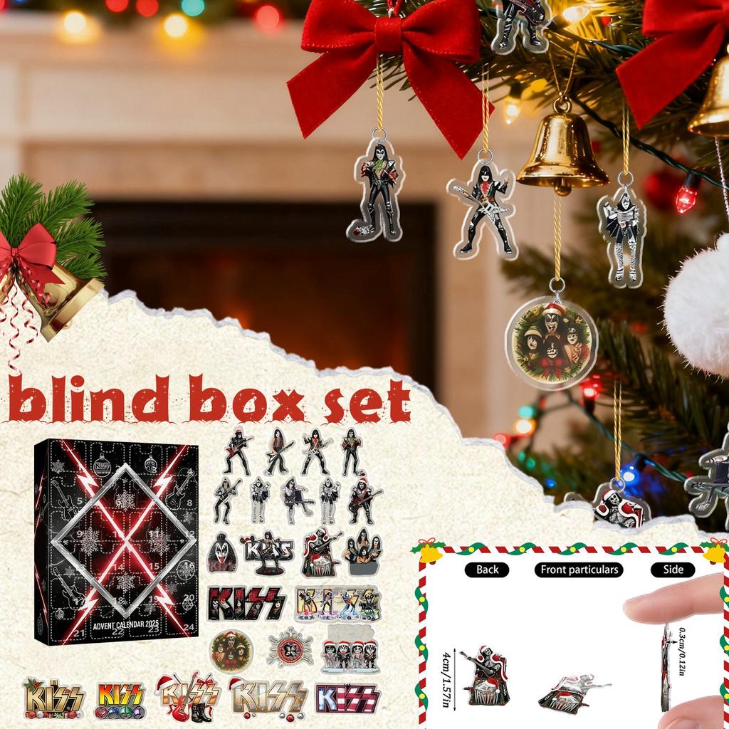 Christmas Advent Calendar, 24-day Advent Calendar Holiday Countdown Collection, Pendant Box Suitable For Christmas Surprise Gifts