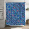 Colorful Floral Shower Curtain Decor Bathroom Accessories