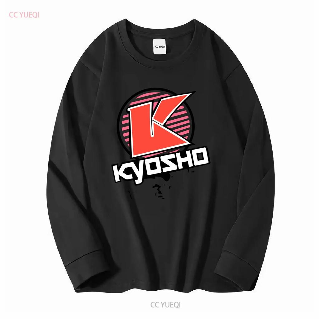 Kyosho K Circle T Shirt Red L KYOKA10007SL Long or Short Sleeves Vintage Washed Homme Soft Stretched Versatile Unisex Slightly
