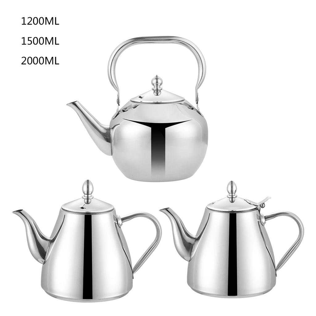 Multifuntional Large Water Kettles Stainless Steel Liquid Container Drink Dispensers Teas Pots for Daily and Party Use